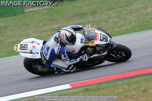 2010-06-26 Misano 1279 Rio - Superbike - Qualifyng Practice - Sylvain Giuntoli - Suzuki GSX-R 1000